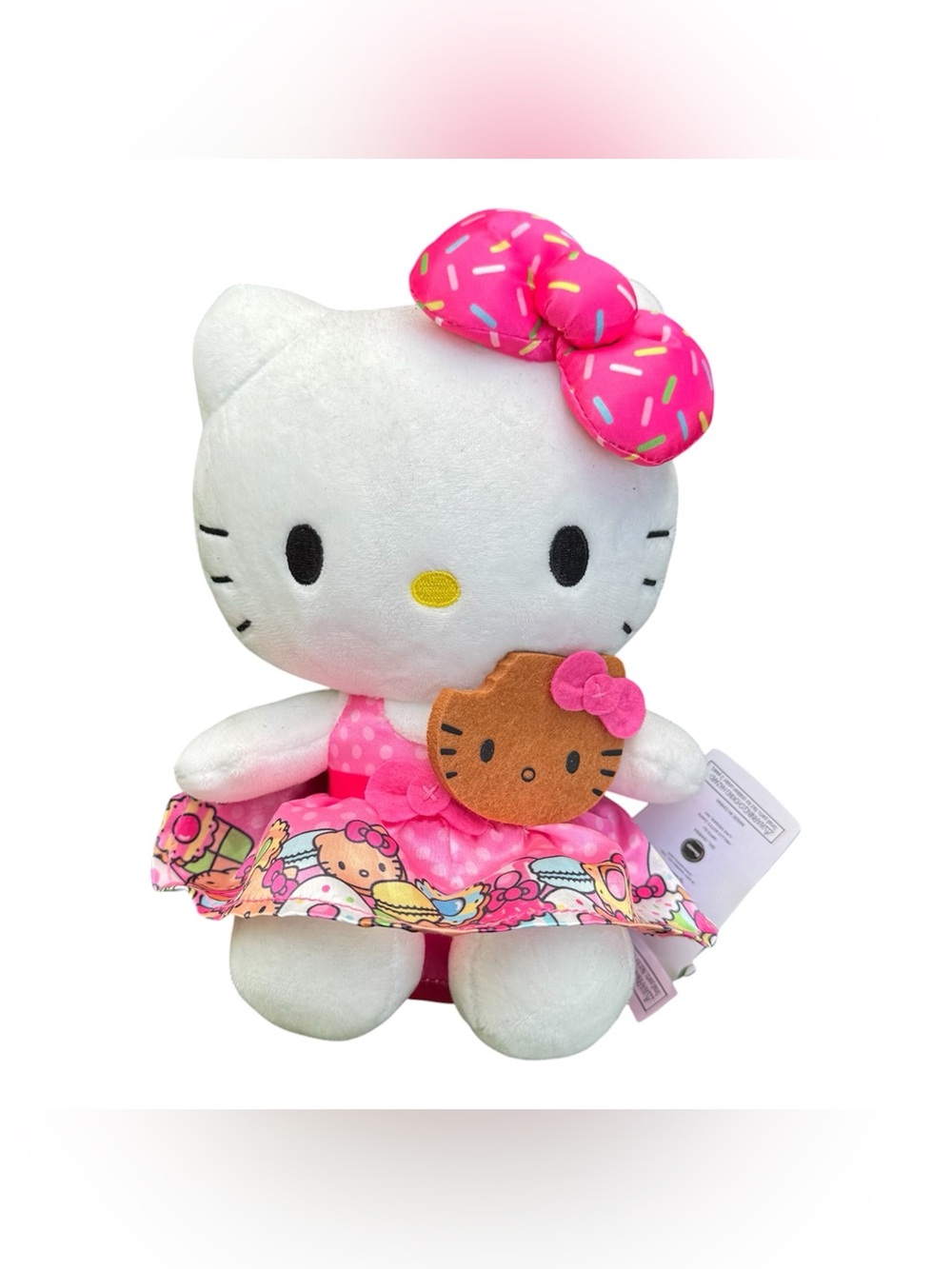 Sanrio Hello Kitty Las Vegas Cafe Exclusive Kawaii Pink Dress Plushie Plush 8”